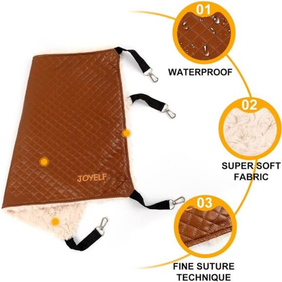 Cat Hammock Bed, Medium Reversible Pet Cage Hammock Hanging Soft Pet Bed - Picture 4 of 7